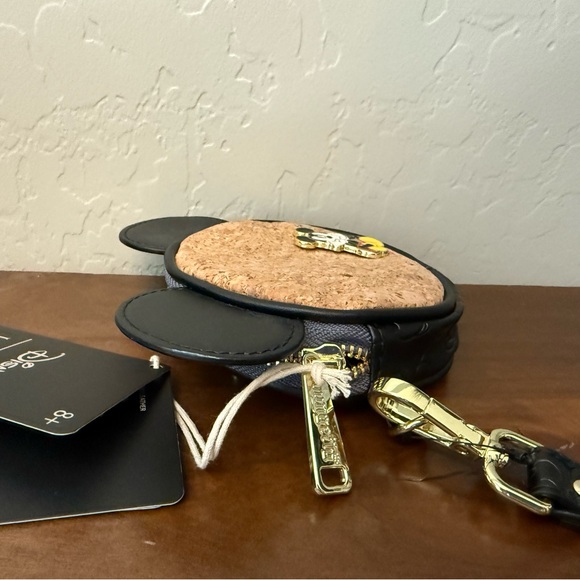 Loungefly Mickey Mouse Cork Coin Purse Pin Holder - Picture 5 of 5